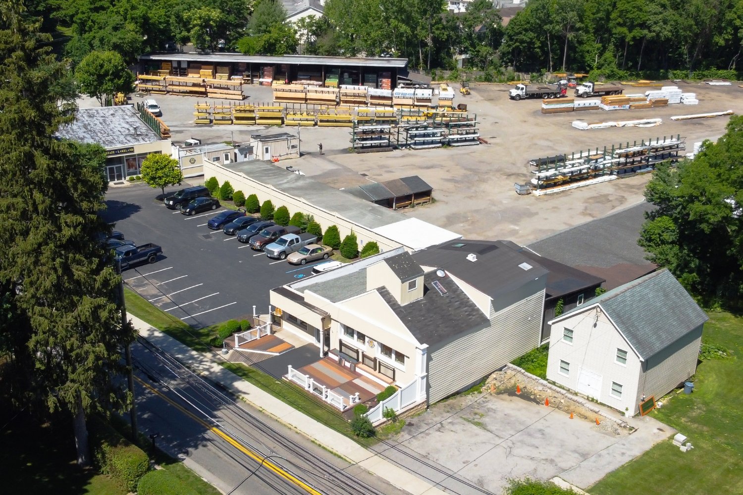 Shrub Oak lumber yard exterior