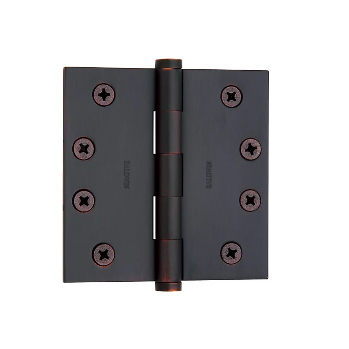 Baldwin 1040-112 4"X 4" Sqr Venetian Bronze Hinge H/P