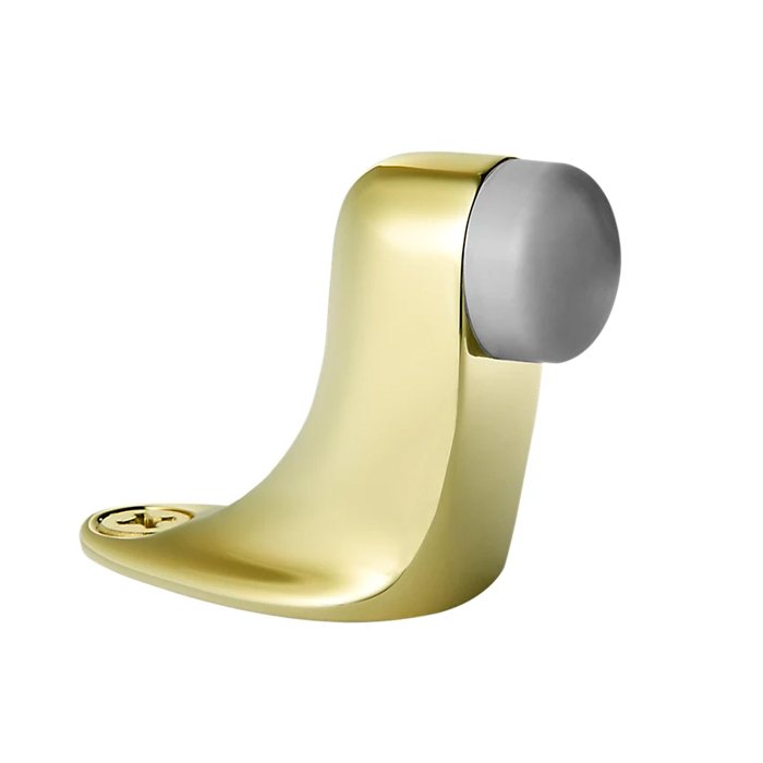 Baldwin 4510-030 Floor Bumper Polished Brass