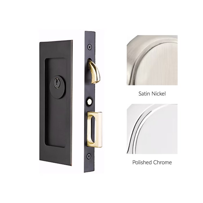 Emtek 2114 Modern Mortise Pocket Lock Passage