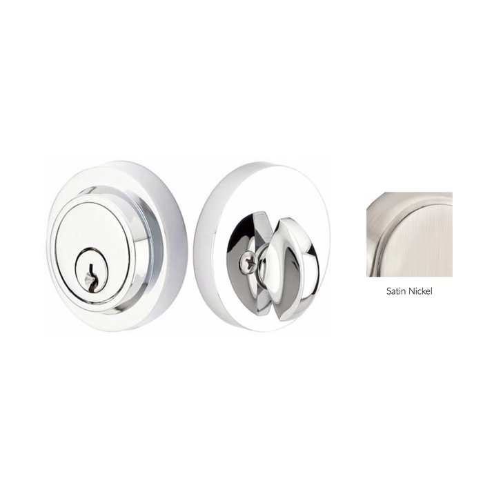 Emtek 8467 Mod/Rnd Singel Cylinder Deadbolt