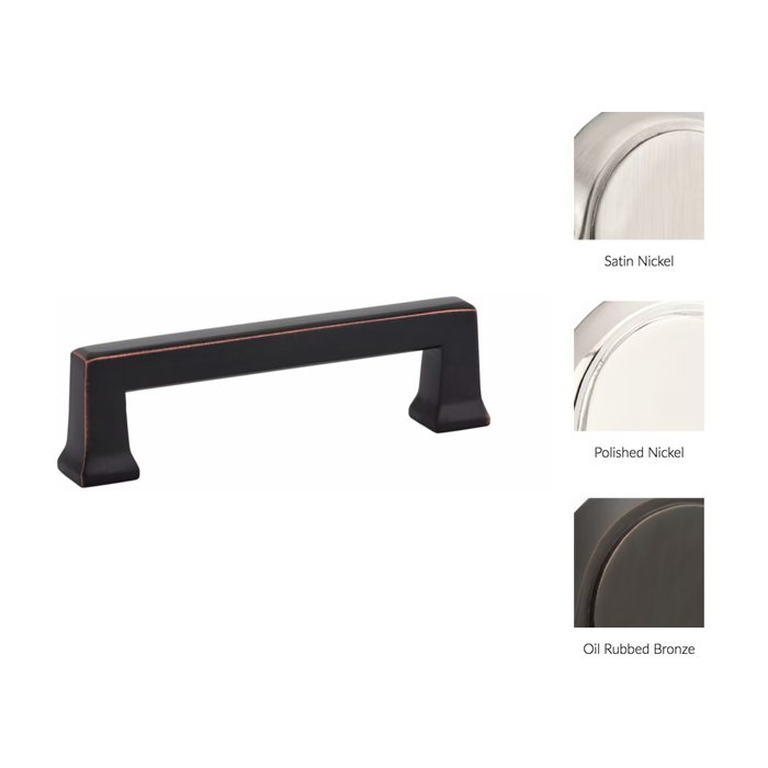 Emtek 86424 Alexander Cabinet Pull 3.5" C-C