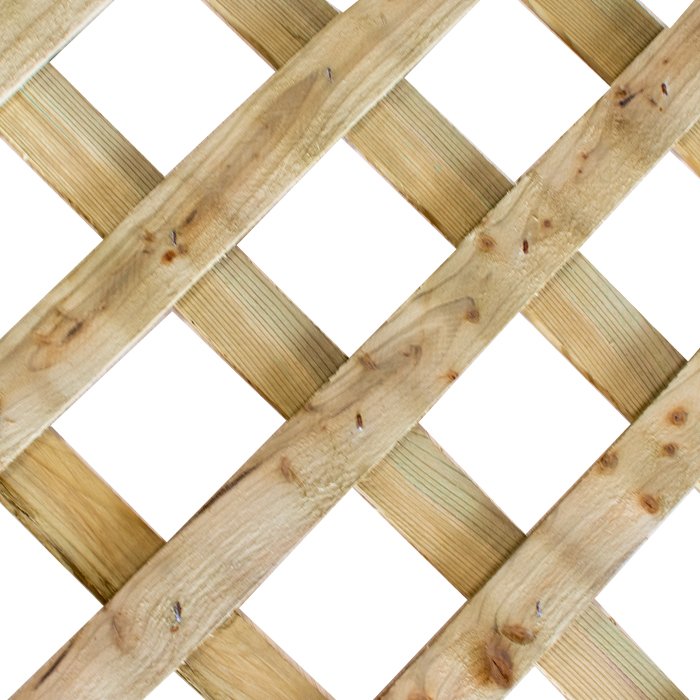 5/8" x 4 x 8 Pressure Treated Lattice Wolman HD Diamond 2-5/8" spacing