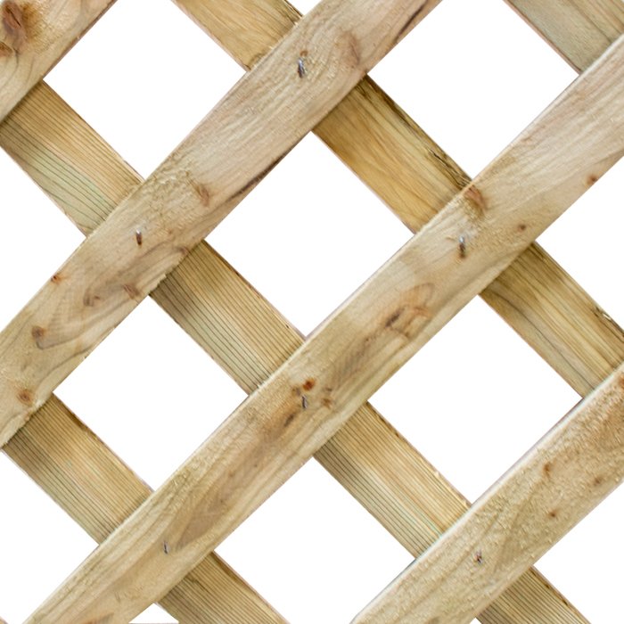 7/8" - 4' X 8' Pressure Treated Lattice w/Diagonal 2-5/8" Spacing