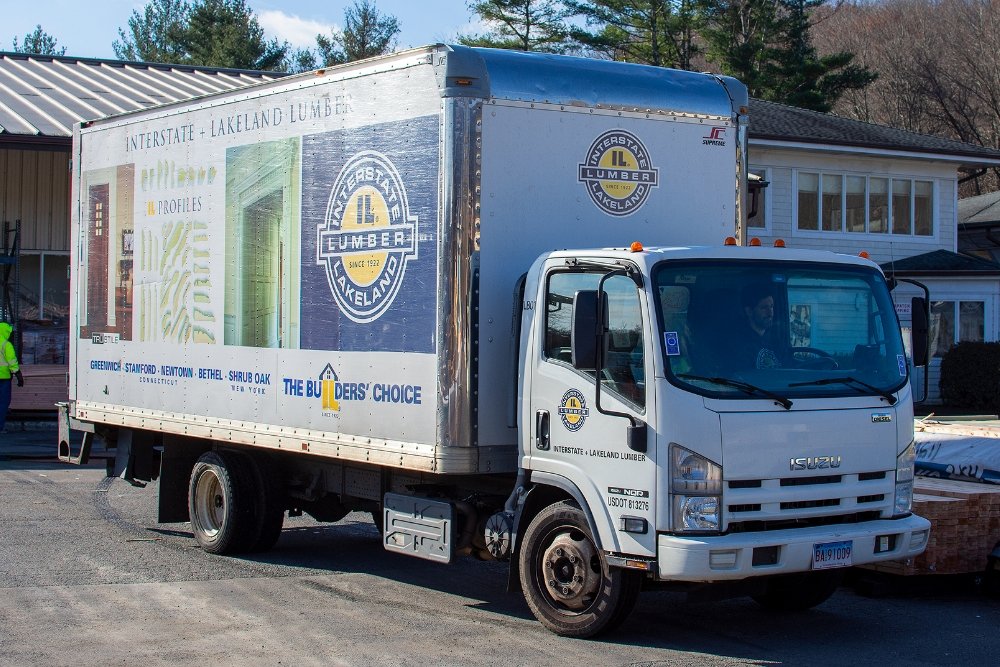 Interstate Lumber box truck