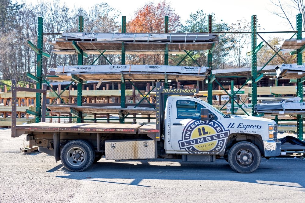 Interstate Lumber rack body express truck