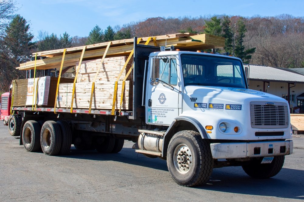 Interstate Lumber flatbed truck